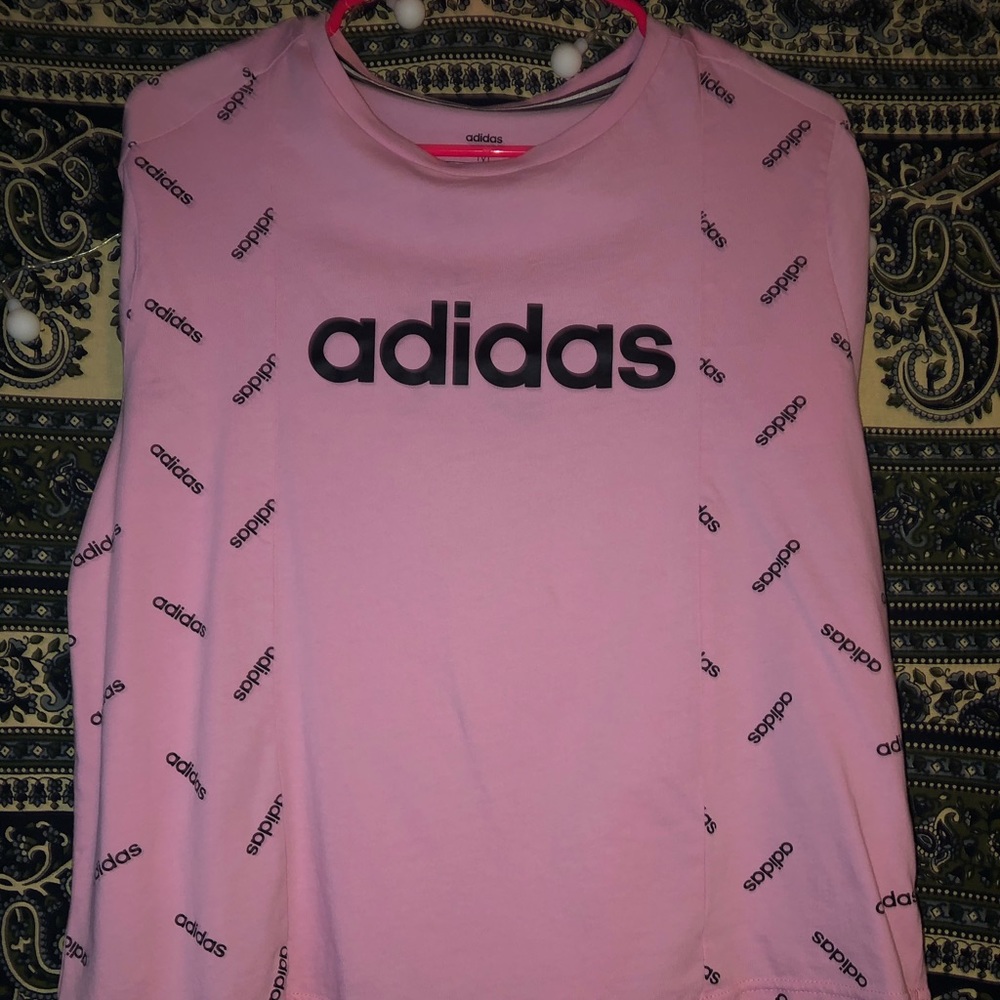 pink adidas shirt